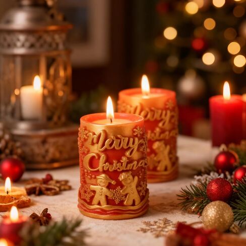 2PCS Rose Mold Silicone,Flower Molds Candle Molds for Candle Making,Fondant Flower Molds for Baking,Silicone Soap Molds and Wax Molds for Candles for DIY Handmade Peony Flower in Kuwait