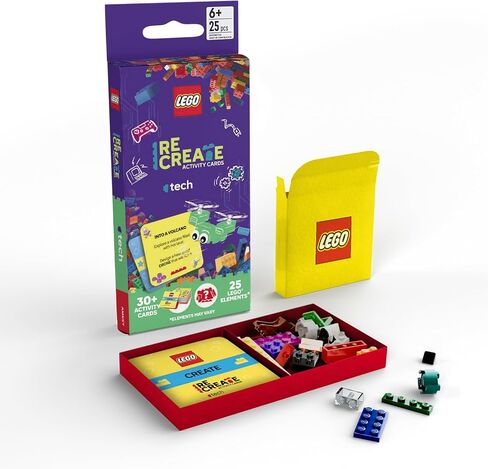 LEGO Recreate Activity Cards – Space | Outer Space Building Game with 30+ Activity Cards & 25 LEGO Elements | Ages 6+ in Saudi Arabia