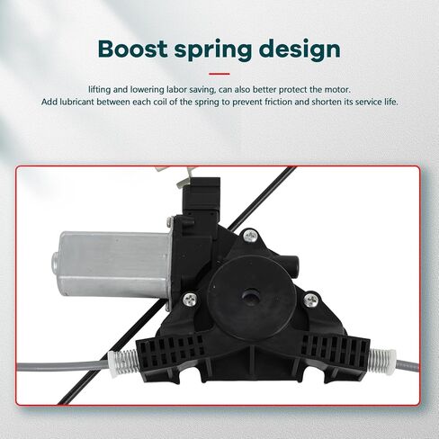 FINDAUTO Power Window Regulator w/Motor Front Left Driver Side fits 2007-2013 For Nissan Tiida 2007-2013 For Nissan Versa 751-211 in Kuwait