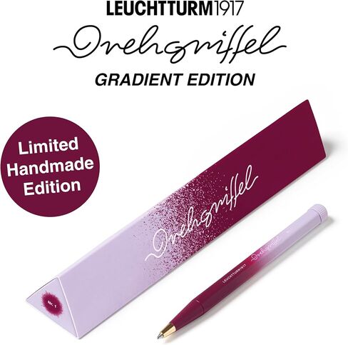 LEUCHTTURM1917 - Drehgriffel Ballpoint Writing Pen Gradient Edition - Refillable Ballpoint Pen with Black Ink (Navy/Mint Green) in Saudi Arabia