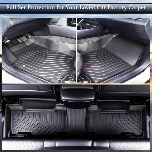 Escape Cargo Mat، واقي بطانات شحن لدرج صندوق السيارة الخلفي مناسب لجميع الأحوال الجوية، متوافق مع موديلات Ford Escape 2013-2019، ترقية تقنية ثلاثية الأبعاد، ملحقات TPO مرنة متينة وعديمة الرائحة ومقاومة للماء in Kuwait