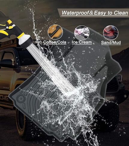 Escape Cargo Mat، واقي بطانات شحن لدرج صندوق السيارة الخلفي مناسب لجميع الأحوال الجوية، متوافق مع موديلات Ford Escape 2013-2019، ترقية تقنية ثلاثية الأبعاد، ملحقات TPO مرنة متينة وعديمة الرائحة ومقاومة للماء in Kuwait