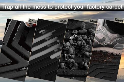 Escape Cargo Mat، واقي بطانات شحن لدرج صندوق السيارة الخلفي مناسب لجميع الأحوال الجوية، متوافق مع موديلات Ford Escape 2013-2019، ترقية تقنية ثلاثية الأبعاد، ملحقات TPO مرنة متينة وعديمة الرائحة ومقاومة للماء in Kuwait