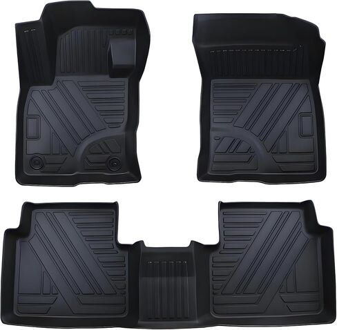 Escape Cargo Mat، واقي بطانات شحن لدرج صندوق السيارة الخلفي مناسب لجميع الأحوال الجوية، متوافق مع موديلات Ford Escape 2013-2019، ترقية تقنية ثلاثية الأبعاد، ملحقات TPO مرنة متينة وعديمة الرائحة ومقاومة للماء in Kuwait