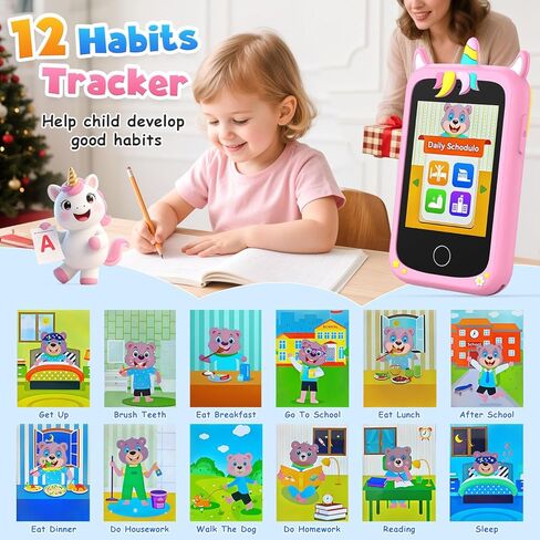 أطفال ألعاب Kids Smart For Girls ، هدايا للأطفال للفتيات الذين تتراوح أعمارهم بين 3-8 ، 2.8 "ألعاب الأطفال ، والهاتف الخلوي ، وتعلم لعبة اللعب ، وهدايا عيد ميلاد عيد الميلاد مع كاميرا مزدوجة ، ولعبة ، ومشغل MP3 ، وبطاقة 32 جيجا بايت in Kuwait