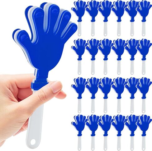 48 PCS Hand Clappers Noisemakers 7.5 بوصة Clappers Noisemakers Clappers Hand Clappers for Andies Game Football Events Sporting Events Supplies Dance Basketball Football Football (48) in Kuwait
