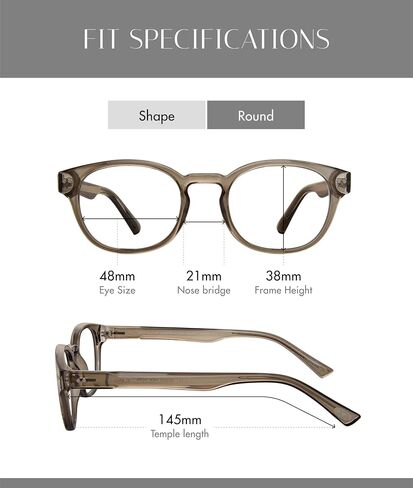 Scojo New York Courier Blue Light Reading Glasses, Blue Light Readers for Men and Women in Kuwait