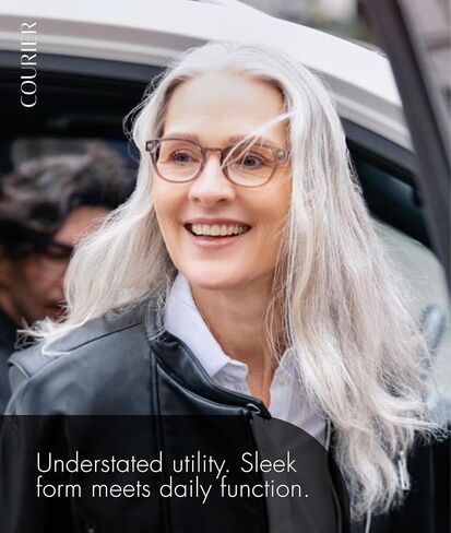 Scojo New York Courier Blue Light Reading Glasses, Blue Light Readers for Men and Women in Kuwait