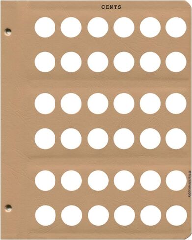 Dansco Blank Album Page for Small Cents 3 Pack in Kuwait