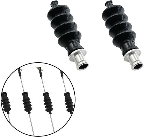 2PCS RC POTTROD PUSHROD RATPBER RATBER BELLAY RADIO BOX SEALS SEALS Pushrod LINKAGE TIE ROD مع قاعدة تركيب الألومنيوم لأجزاء بناء السفينة RC DIY (النمط 1) in Kuwait