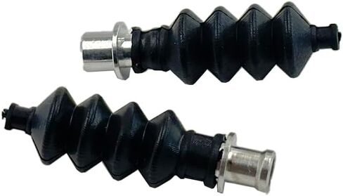 2PCS RC POTTROD PUSHROD RATPBER RATBER BELLAY RADIO BOX SEALS SEALS Pushrod LINKAGE TIE ROD مع قاعدة تركيب الألومنيوم لأجزاء بناء السفينة RC DIY (النمط 1) in Kuwait