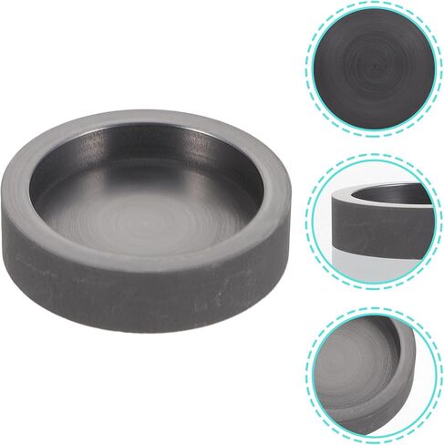 فرن صهر تروي أونصة مستديرة من الذهب الجرافيت سبيكة عملة قالب لصهر الصب تكرير الخردة المعدنية والمجوهرات 0.3 أوقية مسبك in Kuwait