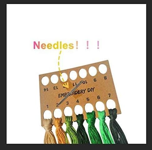 Santune 4 Pack Embroidery Kit for Beginners,Needlepoint Cross Stitch Kits for Adults,Needle Point Sets with Bee Flower Pattern Stitch Video Tutorial in Kuwait