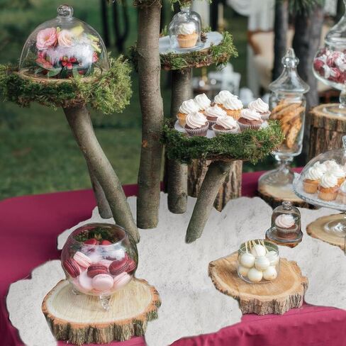 Faicoia Moss Table Runner Fake Moss Rolls for Decoration 16 "× 118" Moss الاصطناعي للنباتات الخضراء الداخلية العشب الخضراء للمزارعين الحرف DIY مركزية مركزية حديقة Fairy Garden الزفاف 40 × 300 سم in Saudi Arabia