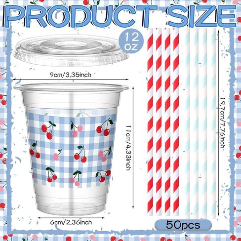50 PCS Halloween Ghost Party Cups يمكن التخلص من البلاستيك 12 أونصة مع قش الطبقات تحت عنوان الحفلات اللوازم البلاستيكية للبلاستي in Saudi Arabia