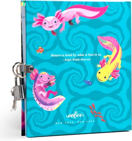 eeBoo: Secret Sloth Hardcover Journal with lock and key, Perfect Way to Practice Gratitude and Mindfulness, Foil Cover and Spine, Perfect for Ages 5 and up in Kuwait