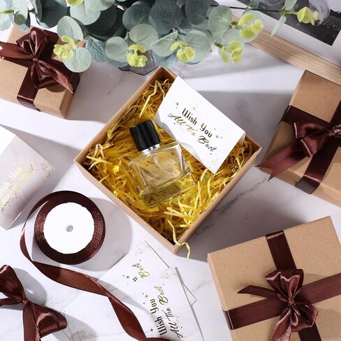 Marspark 4 قطع صندوق هدايا عيد الميلاد مع غطاء، صناديق هدايا متداخلة مربعة الحجم، صناديق هدايا قابلة للتكديس، صندوق هدايا متداخل مع شريط، بطاقة هدايا لحفلة عيد الميلاد (صندوق أبيض) in Kuwait