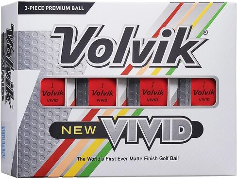 Volvik New Vivid Golf Balls: Matte Green, Dozen in Saudi Arabia
