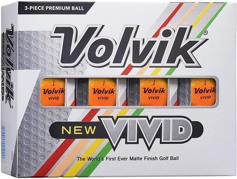 Volvik New Vivid Golf Balls: Matte Green, Dozen in Saudi Arabia