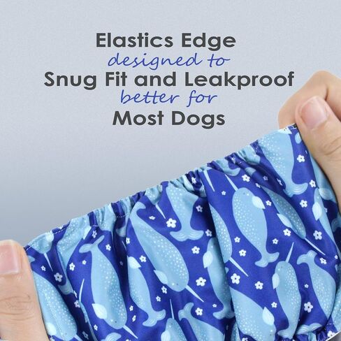 wegreeco Washable Male Dog Belly Band (Stylish Pattern)- Pack of 3 - Washable Male Dog Belly Wrap, Dog Diapers Male (Funny Dogs, X-Large) in Kuwait