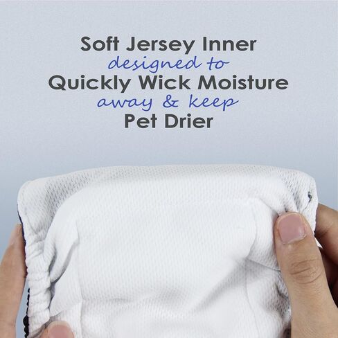 wegreeco Washable Male Dog Belly Band (Stylish Pattern)- Pack of 3 - Washable Male Dog Belly Wrap, Dog Diapers Male (Funny Dogs, X-Large) in Kuwait