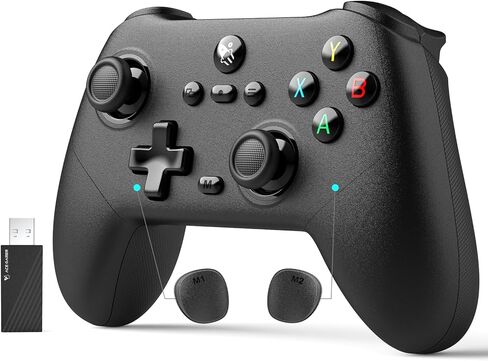 AceGamer Wireless Game Controller for Switch, Custom Design with Anti-Slip Grip,Compatible with Switch/Switch Lite/OLED,Wireless Pro Control with Wake Up/Turbo/Vibration/Motion Control Function(Pink) in Saudi Arabia