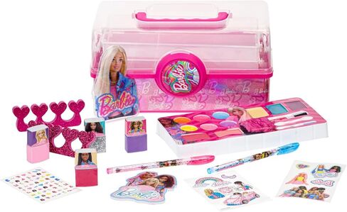 Hello Kitty Tackle Box Cosmetic Set for Kids-تشمل الأظافر والشفاه والعين-PlaySet آمنة وغير سامة للأعمار 3+ ، بواسطة Townley Girl in Kuwait