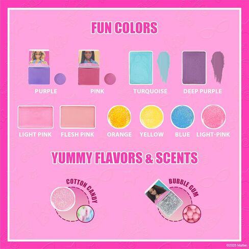 Hello Kitty Tackle Box Cosmetic Set for Kids-تشمل الأظافر والشفاه والعين-PlaySet آمنة وغير سامة للأعمار 3+ ، بواسطة Townley Girl in Kuwait