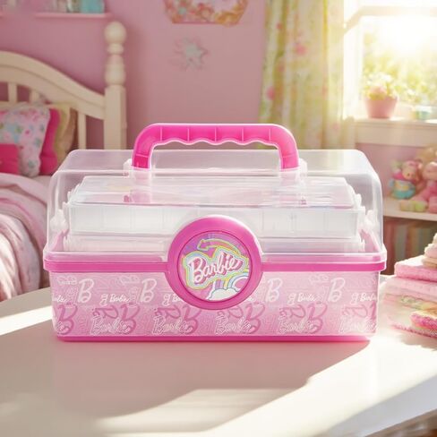 Hello Kitty Tackle Box Cosmetic Set for Kids-تشمل الأظافر والشفاه والعين-PlaySet آمنة وغير سامة للأعمار 3+ ، بواسطة Townley Girl in Kuwait