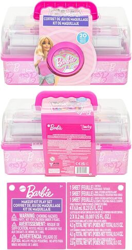 Hello Kitty Tackle Box Cosmetic Set for Kids-تشمل الأظافر والشفاه والعين-PlaySet آمنة وغير سامة للأعمار 3+ ، بواسطة Townley Girl in Kuwait