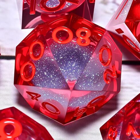 Metal Dice Set D&D Dragon and Dungeon Polyhedral Metal Dice, Punk Style Role-Play RPG Explorer MTG Pioneer Game DND Dice Set (7 Pieces) in Kuwait