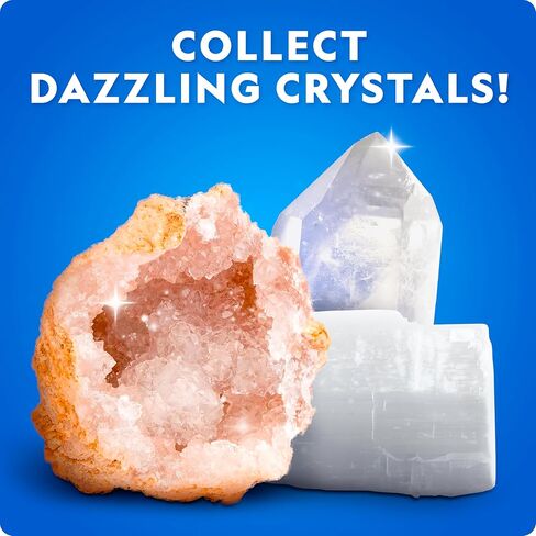 NATIONAL GEOGRAPHIC Geology Bundle – Including Rock Collection Box for Kids, Crystal Growing Kit, and Gemstone Dig Kit, Real Gemstones and Crystals, Science Kit for Boys and Girls (Amazon Exclusive) in Saudi Arabia