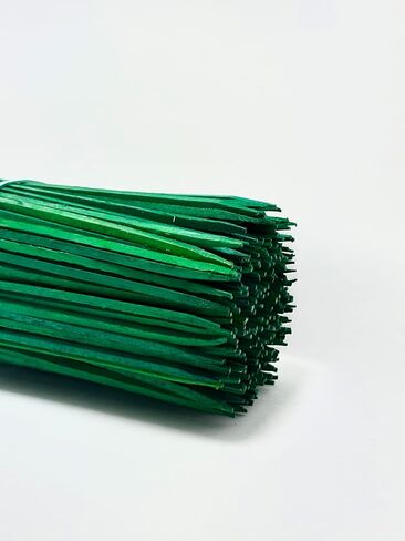 2.5 بوصة سلكية خشبية أخضر يختار زهور الخشب المختصرات (500 قطعة) in Kuwait