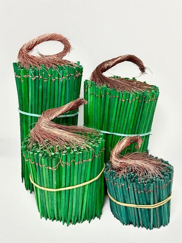 2.5 بوصة سلكية خشبية أخضر يختار زهور الخشب المختصرات (500 قطعة) in Kuwait