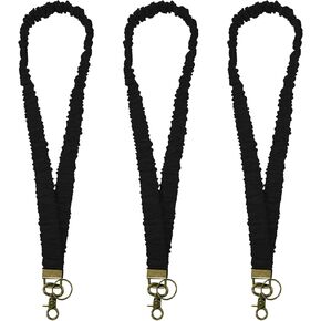 Scrunchie Lanyards لشارات الهوية ، حامل سلسلة مفاتيح حزام اللطيف. in Kuwait
