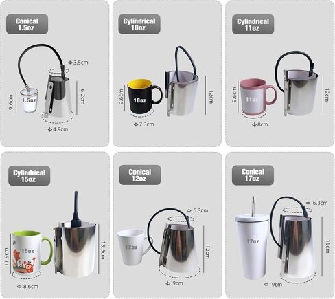 Bettersub Cug Cup Press Thansing Transfer Attachment Silica Gel 110V for Heat Press Machine Transfor in Saudi Arabia
