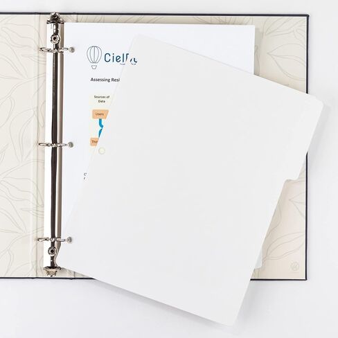 Smead Viewables Three-Ring Binder Index Dividers, 13-Cut Tab, Letter Size, White, 75 per Box (89413) in Saudi Arabia