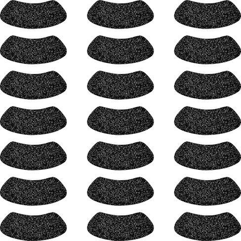 280 Pairs Black Eye Sticker Sports Glitter Eye Black Strips Adhesive Sticker for Baseball Softball Football Sports Occasion in Kuwait