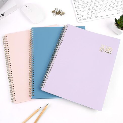 2026 Planner ، Weely and Monthly Planner ، يناير 2026 - ديسمبر 2026 ، مخطط أجندة Hardcover مع علامات تبويب شهرية ، تحديد الأهداف وإدارة الوقت للمحترفين والطلاب ، 8.5 × 11 " in Kuwait
