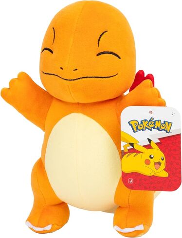 Pokémon 8" Charmander Plush - Officially Licensed - Quality & Soft Stuffed Animal Toy - Generation One - Add Charmander to Your Collection! - Great Gift for Kids, Boys, Girls & Fans of Pokemon in Saudi Arabia