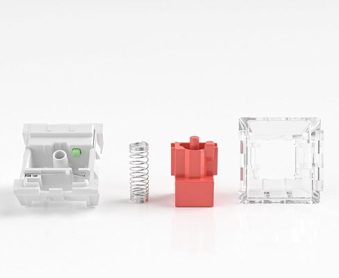 Kailh Box White Mechanical Keyboard Switches,3-Pin 45gf Clicky/Speed Typing/Gaming/Waterproof Switches(108Pcs,Kailh Box White) in Kuwait