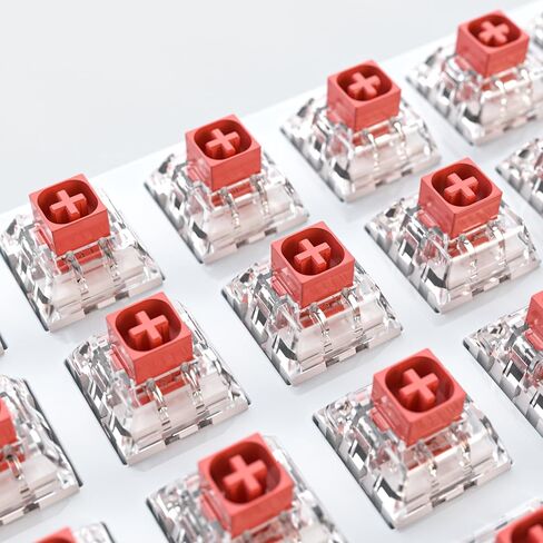 Kailh Box White Mechanical Keyboard Switches,3-Pin 45gf Clicky/Speed Typing/Gaming/Waterproof Switches(108Pcs,Kailh Box White) in Kuwait