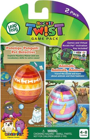 LeapFrog RockIt Twist Dual Game Pack: Dinosaur Discoveries and Banzai Beans Showdown in Saudi Arabia