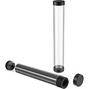 Barydat 8 Pieces Playmat Tube 16 Inch Round Playmat Case Play Mat Clear Tubes with Caps, Easy in and Out Design, Store Your Card, Playmat Tube for Card Games in Kuwait