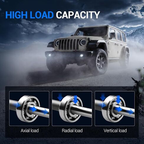 محور العجلات الخلفية Autoround 512401 ومجموعة المحامل مناسبة لـ Scion FR-S، Subaru BRZ، Forester، Legacy، Outback، Impreza، Toyota 86 5 Lug in Kuwait