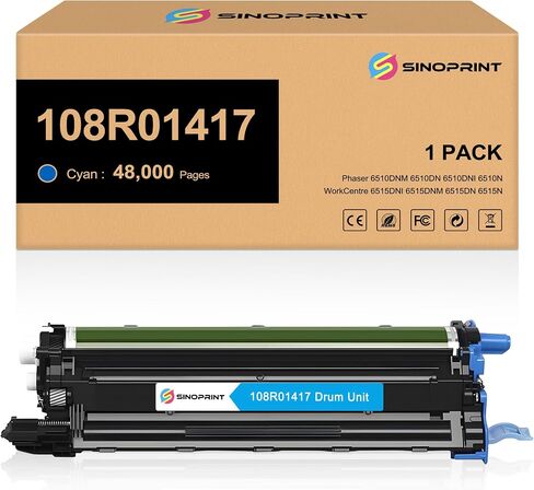 متوافق 6510 6515 وحدة الأسطوانة الصفراء (108R01419) استبدال Xerox Phaser 6510DNM 6510DN 6510DNI 6510N WorkCentre 6515DNI 6515DNM 6515DN 6515N PRINTER (الأصفر ، 1 pack) in Saudi Arabia