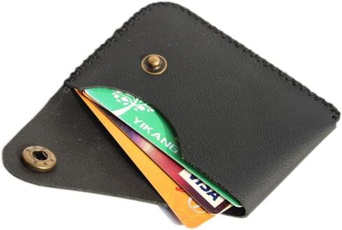 Genuine Leather Front Pocket Minimalist Card Case Slim Wallet business card holder Credit Card Wallet in Kuwait