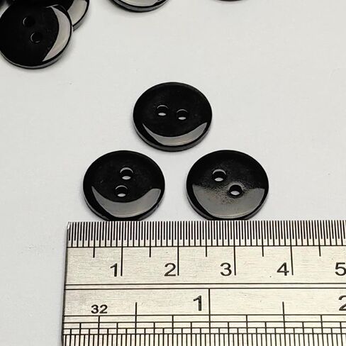 Libiline 3/4"(20mm) Mix Lots 100pcs Resin Button Solid Color 2Holes Craft Clothes Sewing Cards Making Sweater Shirt (3/4"(20mm), Multi-Colored) in Kuwait