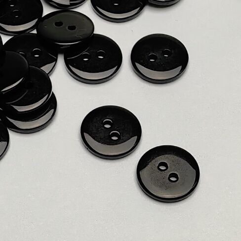 Libiline 3/4"(20mm) Mix Lots 100pcs Resin Button Solid Color 2Holes Craft Clothes Sewing Cards Making Sweater Shirt (3/4"(20mm), Multi-Colored) in Kuwait