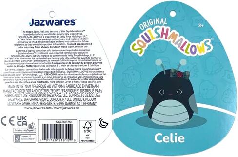 Squishmallows Original 14in Zaid The Green Pickle Jar – Official Jazwares Plush (Large) in Saudi Arabia